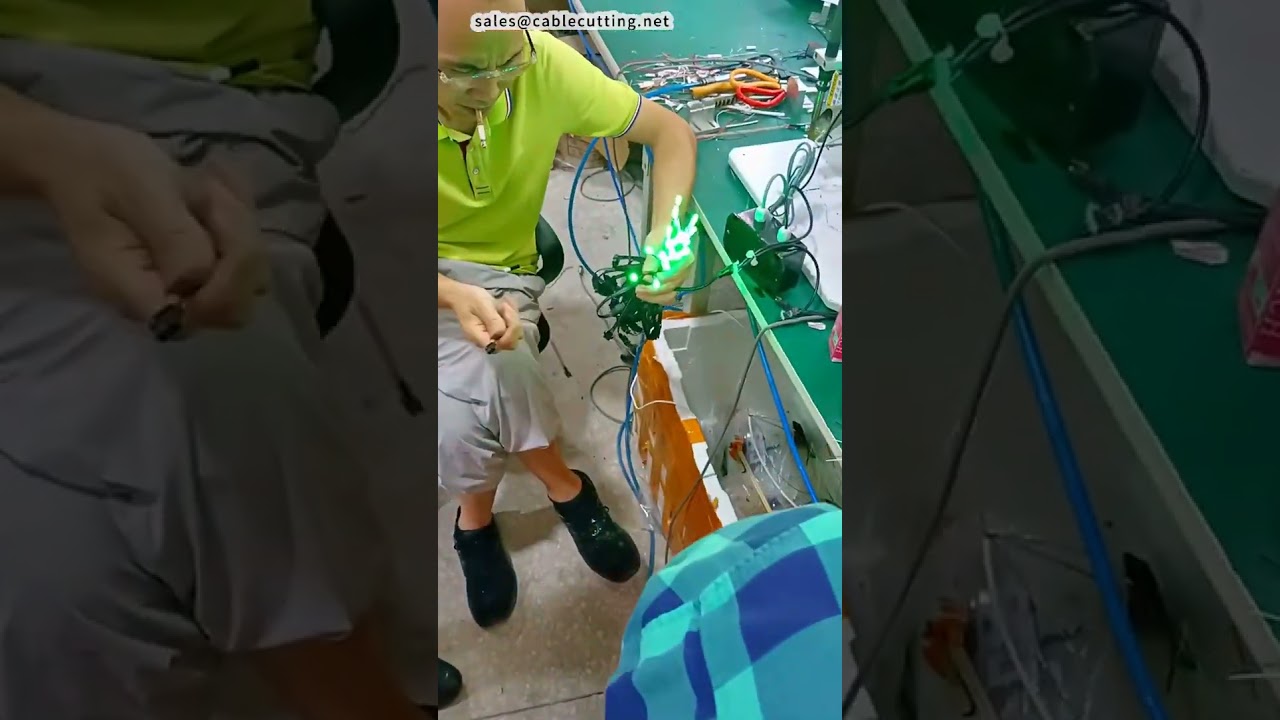 半自动焊锡机演示：LED灯珠精准焊接测试