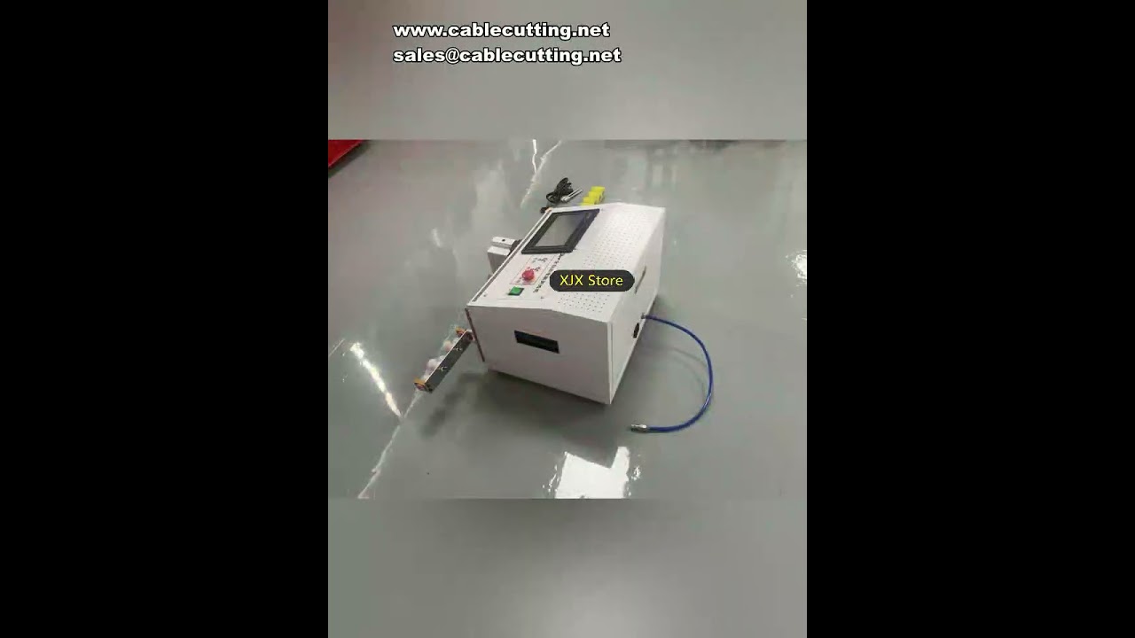 0 3 10mm2 Automatic Adjustable Wire Stripping Peeling Cutting Machine 550W Touch Screen Cable Cutter