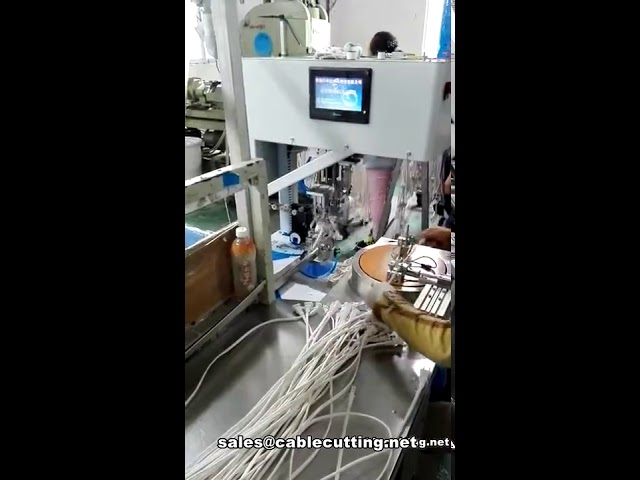8字形电源线自动绕线扎带机 | 高效工业线缆管理设备