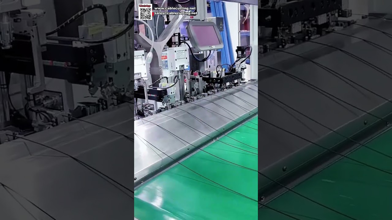 高效全自动端子压接机，专为超长线材加工设计，提升工业级精密压接效率