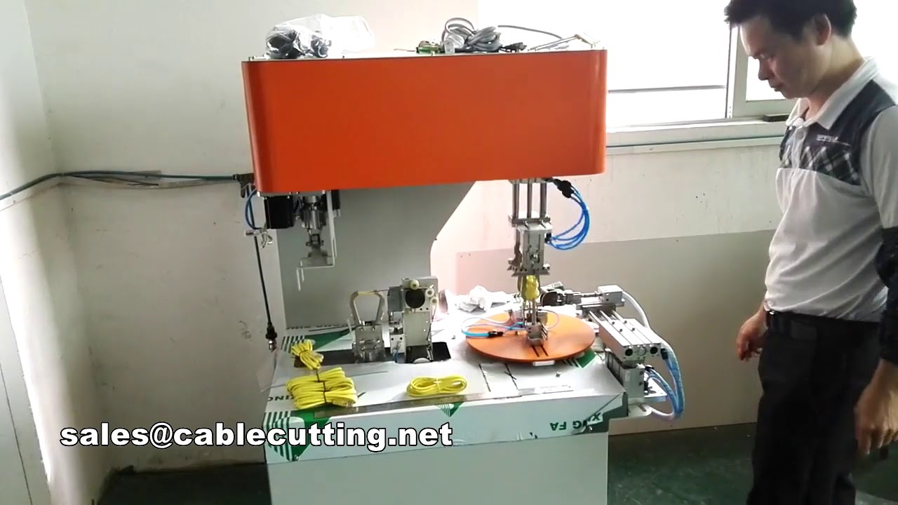 全自动电缆盘线与捆扎机 - 高效工业线缆管理方案