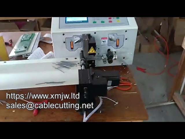 WPM 06 High Efficiency Automatic Electric Strands Copper Wire Stripping Cutting Twisting Machine