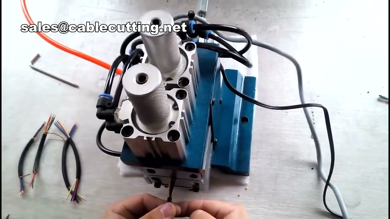 Vertical Pneumatic Wire Stripping Machine,Cable Stripping Machine,Pneumatic Wire Stripping Machine,4