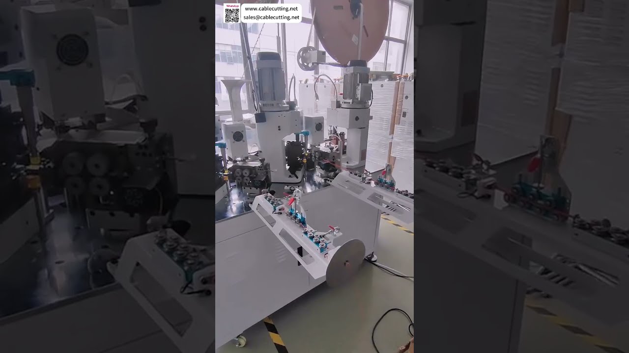 不同尺寸电缆对接端子自动压接机 | 线束加工工具