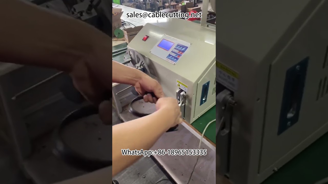 Automatic wire winding and tying machine #Wire processing #Wire winding machine #Wire tying machine