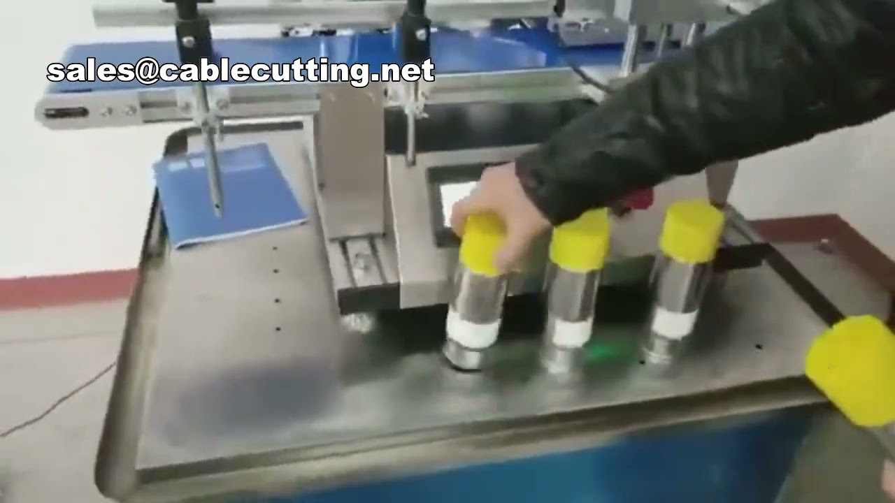桌面型圆瓶罐子感应贴标机，高效包装解决方案