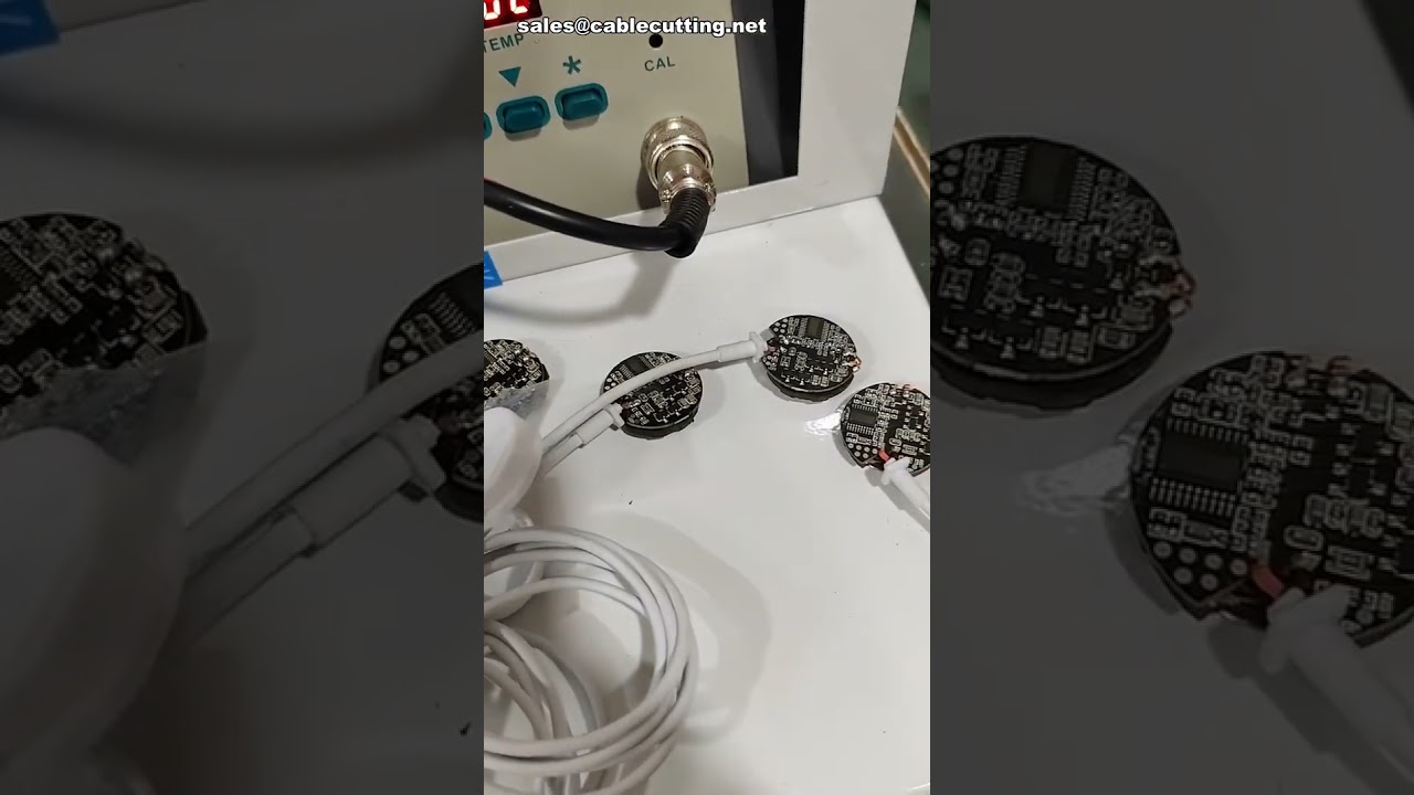 无线充电器焊接半自动焊锡机 #工厂 #机器 #手工制作