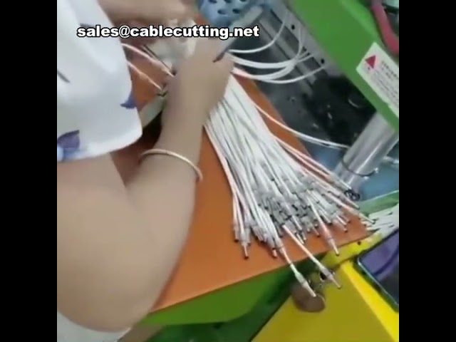 立式注塑机 | DC插头与线缆成型 | PVC/TPE/PP/PE材料专用