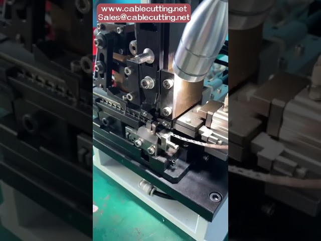 半自动剥线压端子机 OTP自动剥皮端子压接机 高效线束加工设备