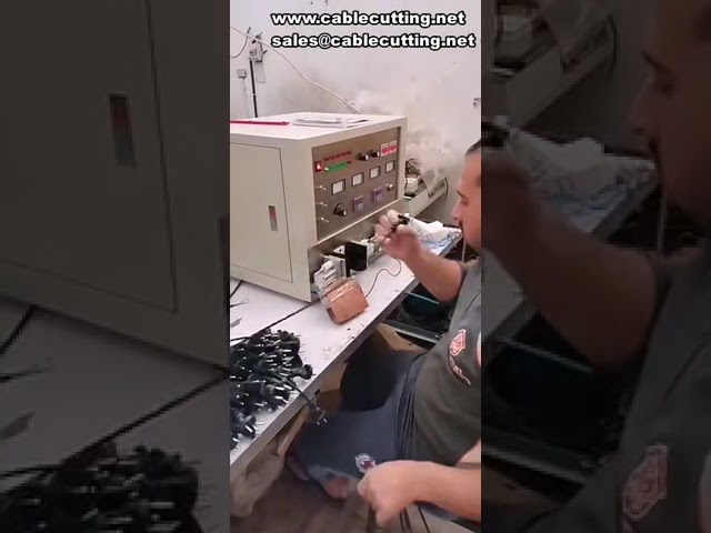 Single and double station power plug wire comprehensive tester micro control battery testing bending