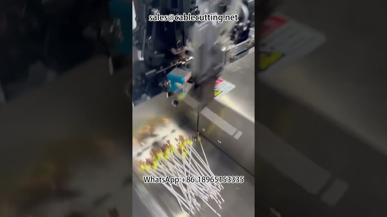 全自动单穿防水栓剥线压接机 #剥线机 #多功能线束加工